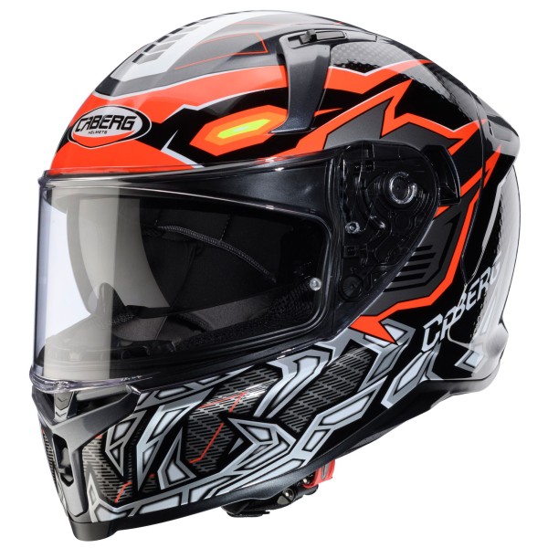 Caberg casque Avalon X Gurkha noir/gris-fluo-orange