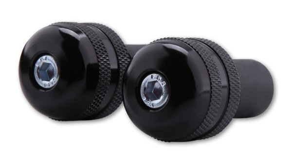 HIGHSIDER smart Poids de guidon Noir moleté, Pour guidon en acier