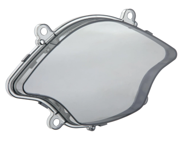 Verre tachymètre pour Vespa Primavera/Sprint/Elettrica 50-150ccm, teinté noir