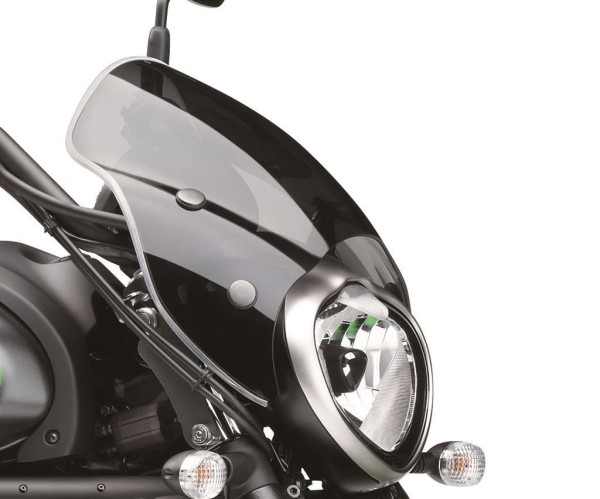 Pare-brise CAFE STYLE teinté Quick Release pour Vulcan S (année 15-19) original Kawasaki