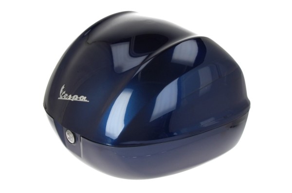 Top case d'origine Vespa 32 L bleu foncé 289/A sans dossier