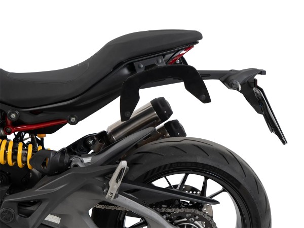 Supports latéraux C-Bow noirs pour Ducati Monster 890 / + (26-) Hepco & Becker