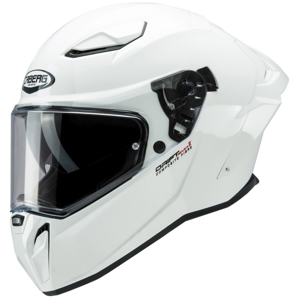 Caberg casque Drift Evo II blanc métallisé