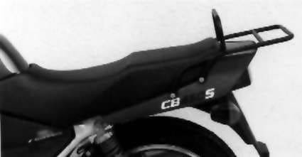 Pont de bagages tubulaire Support de top case noir pour Honda CB 450 S (86-89) Hepco & Becker