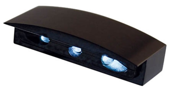 HIGHSIDER smart Micro LED éclairage de plaque d'immatriculation noir avec boîtier en aluminium (1pc)