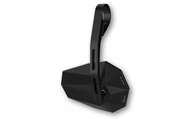 HIGHSIDER Rétroviseur d'extrémité de guidon STEALTH -X6, long, noir