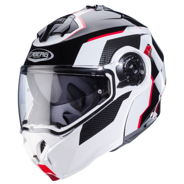Caberg casque Duke Evo Move noir/blanc-rouge