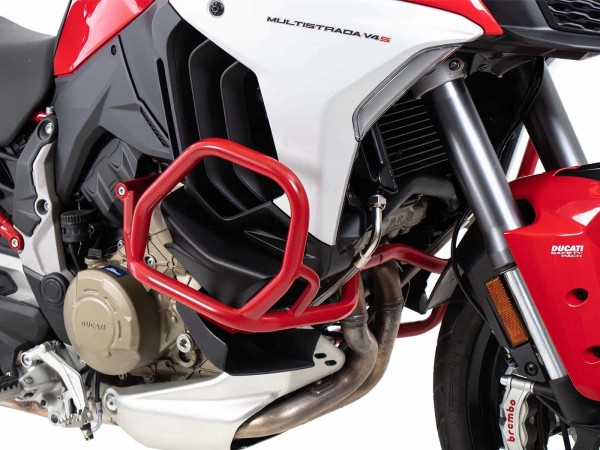 Arceau de protection moteur rouge pour Ducati Multistrada V4 /S /Pikes Peak /Rally /RS (25-) original