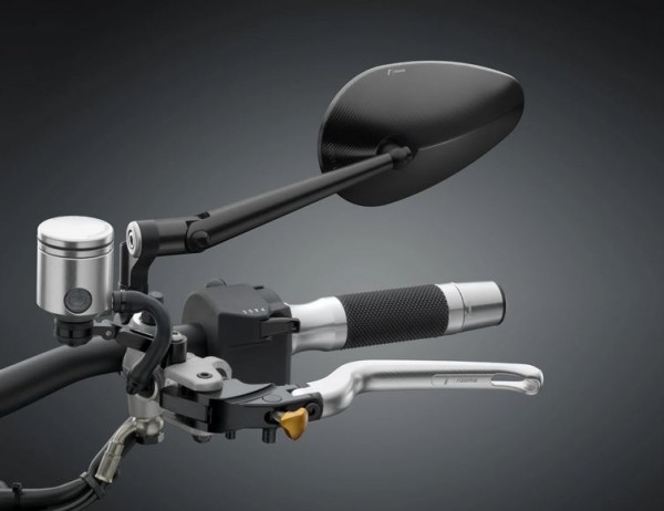 Rétroviseur RIZOMA "RADIAL RS" gauche ou droite pour Vespa, noir anodisé