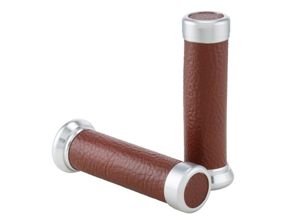 Poignées Retro tobacco marron pour Vespa ET/LX/LXV/S/Primavera/Sprint 50-150ccm