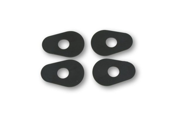 HIGHSIDER smart Plaques de montage Indy Spacer Noir Pour divers Yamaha