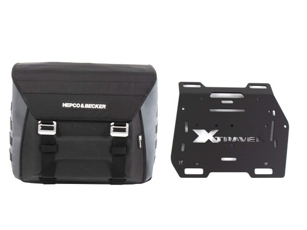 Sac latéral Xtravel Basic (sac individuel) à droite incl. 1x plaque d'adaptation universelle