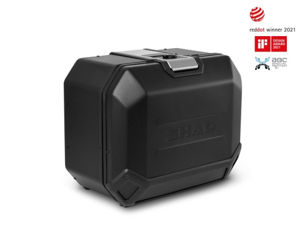 Shad valise latérale Terra TR47, droite, aluminium noir, 47 l
