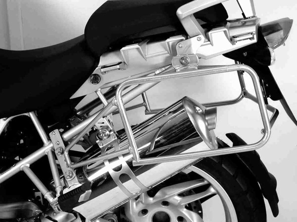 Porte-bagages latéraux Lock-it argent pour BMW R 1200 GS Adventure (06-13) Hepco & Becker