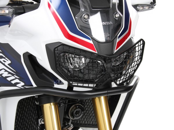 Grille de protection des feux noire pour Honda CRF 1000 Africa Twin (année 16-17) Hepco & Becker