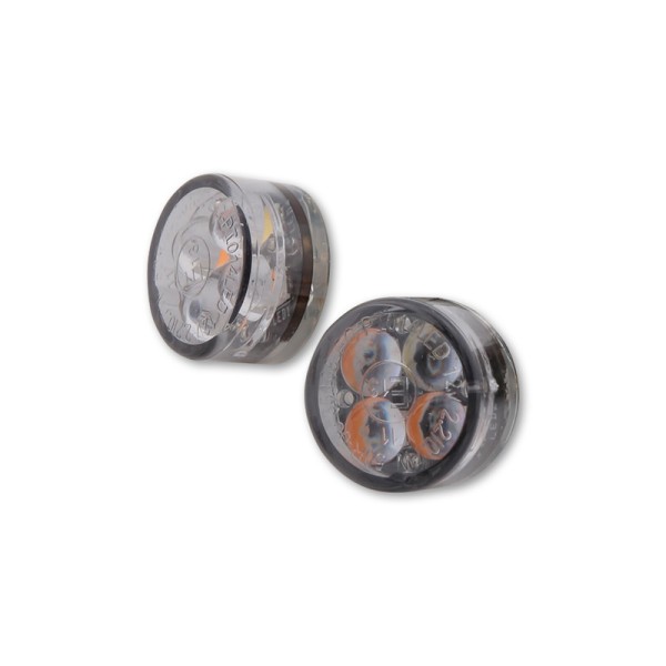 HIGHSIDER smart Modul Sixteen LED Clignotants/feux de position Teintés 2en1, homologués E (paire)