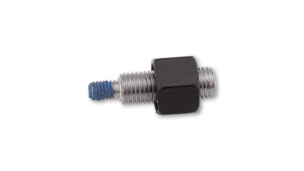 HIGHSIDER pro Adaptateur de miroir noir M10 x 1,25 mm à M6 (1pc)