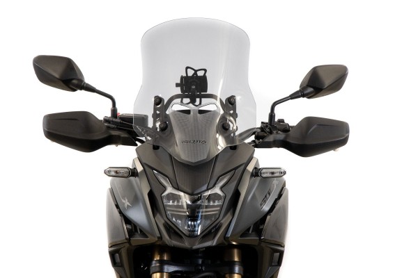 Pare-brise de hauteur moyenne pour Honda CB 500 X (16-23), légèrement teinté