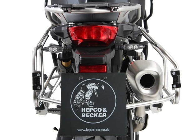 Supports de valises latérales Cutout en acier inoxydable pour Xplorer Cutout valises 40/37 pour BMW F 750 GS