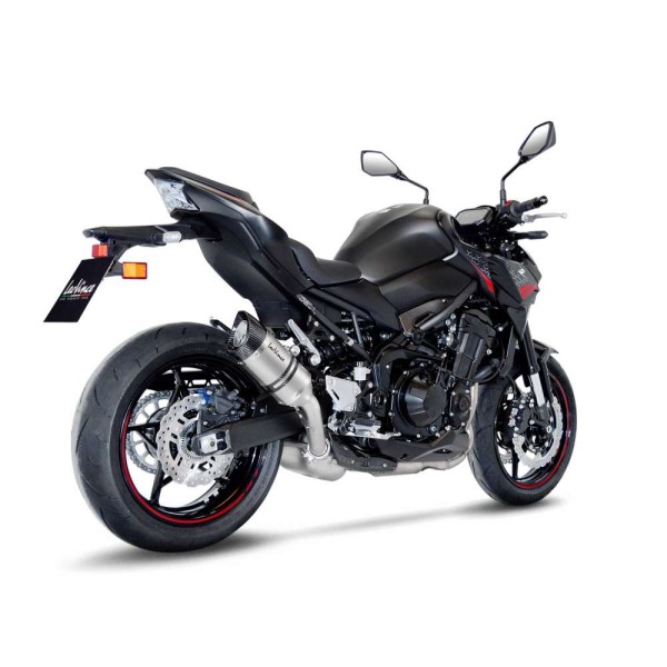 Système d?èchappement LeoVince LV Pro pour Kawasaki Z 900, acier inoxydable argenté, slip on, E-approbation