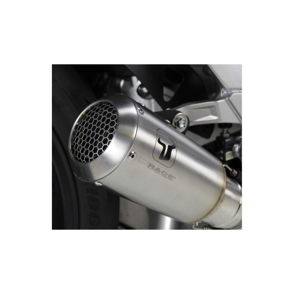 Silencieux IXRACE MK2 Kawasaki Ninja 1000 SX, acier inoxydable, homologué E, Euro4+5