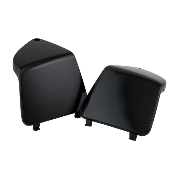 Cache-bagages gauche/droite pour Vespa GTS/GTS Super/GTV/GT 125-300ccm, noir brillant