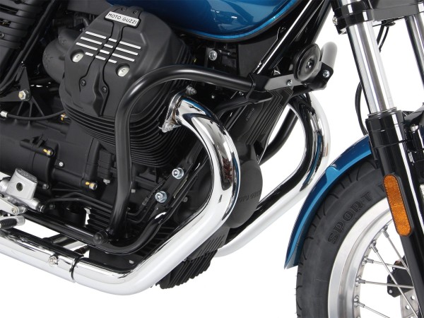 Arceau de protection moteur noir pour V 7 III stone/ special/ Anniversario/ Racer (année 17-)