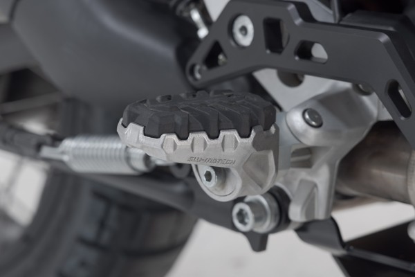 SW-Motech Repose-pieds réglables EVO, acier inoxydable, pour Ducati Multistrada V2 /S - SW Motech