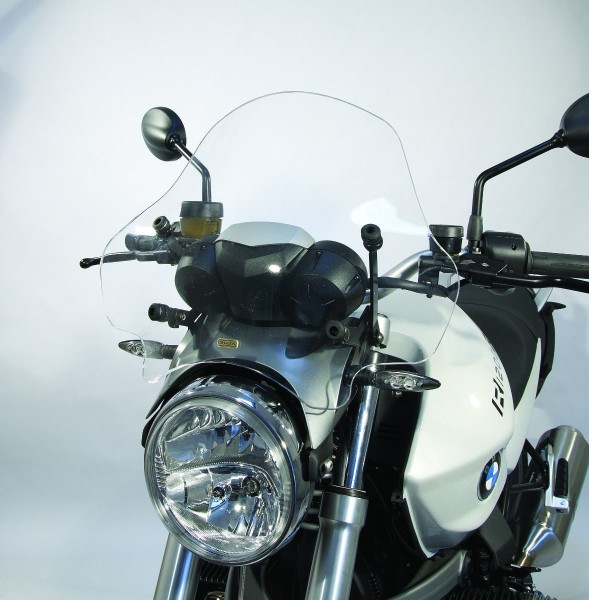 Pare-brise "Summer", inclinable - hauteur 350 mm pour BMW R 1200 R (11-14), transparent