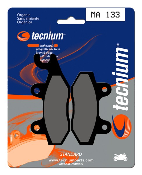 Plaquettes de frein organiques Tecnium Street - MA133