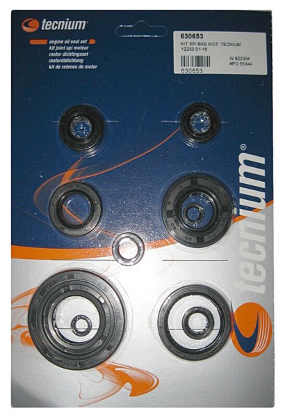 Jeu de bagues d'étanchéité moteur Tecnium
