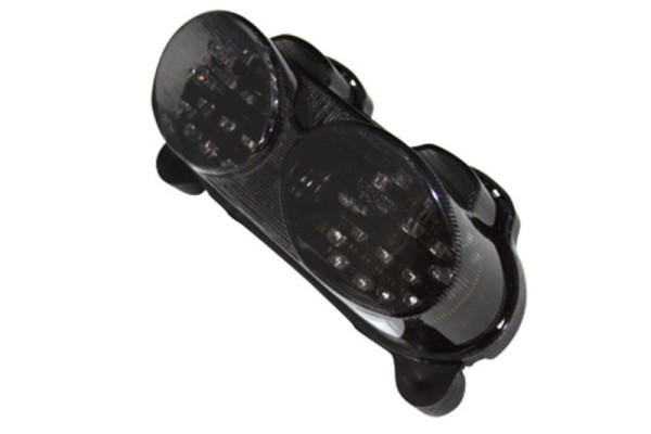 HIGHSIDER smart LED feu arrière noir style Kawasaki, homologué E (1pc)
