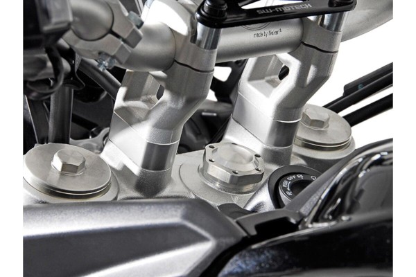 SW-Motech Réhausse de guidon, argent, H=20 mm pour Triumph Tiger 800 - SW Motech