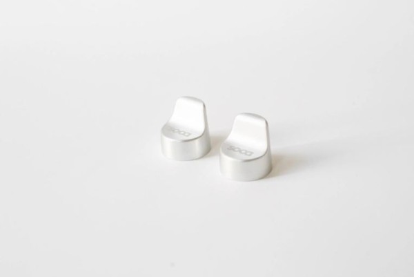 Cache trou de rétroviseur gauche & droite SOCA pour Vespa Primavera/Sprint/Elettrica 50-150ccm, argenté