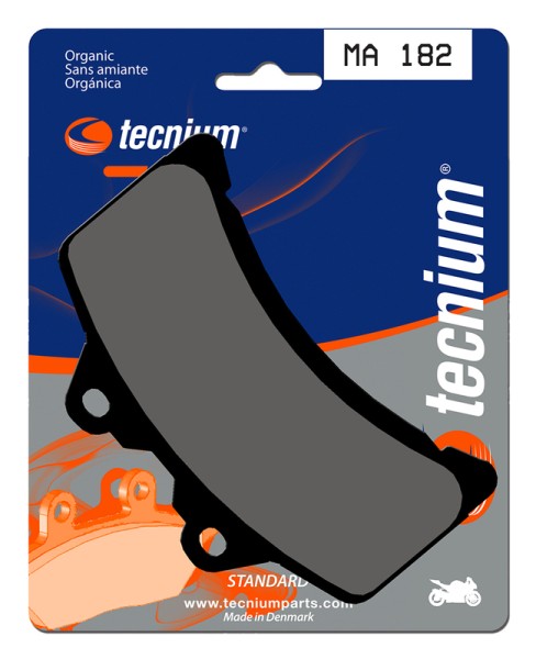 Plaquettes de frein organiques Tecnium Street - MA182