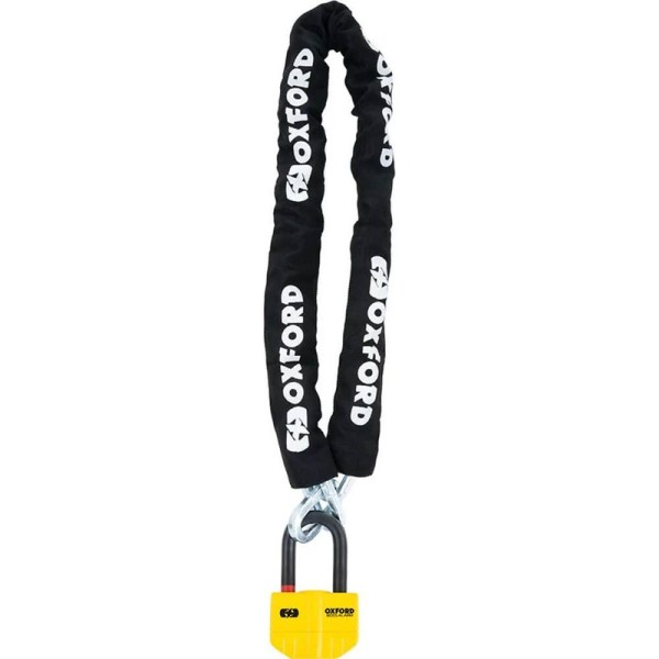 Oxford Kettenschloss Boss Alarm 14mmx12mm mit 1.2m Kette