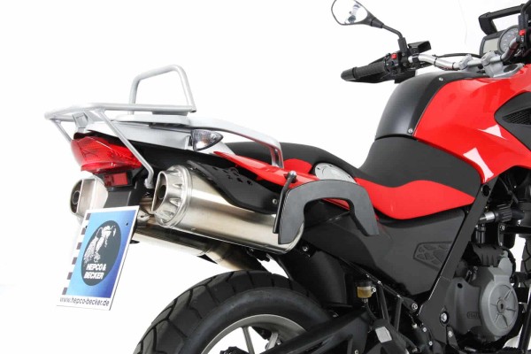 Supports latéraux C-Bow noirs pour BMW G 650 GS (11-16)/Sertao (12-16)/F 650 GS/Dakar (-07)