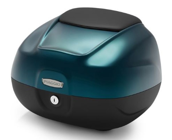 Top Case 37L pour Piaggio MP3 HPE 400/530 / Medley Sport 125/200 - bleu foncé mat D12