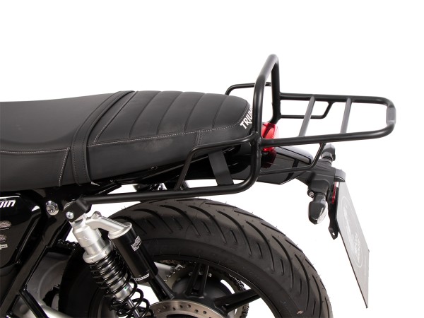 Pont de bagages tubulaire support de top case noir pour Triumph Speed Twin 900 (25-)