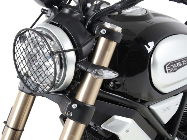 Grille de protection des feux noire pour Ducati Scrambler 1100 /Special /Sport (18-20) Hepco & Becker