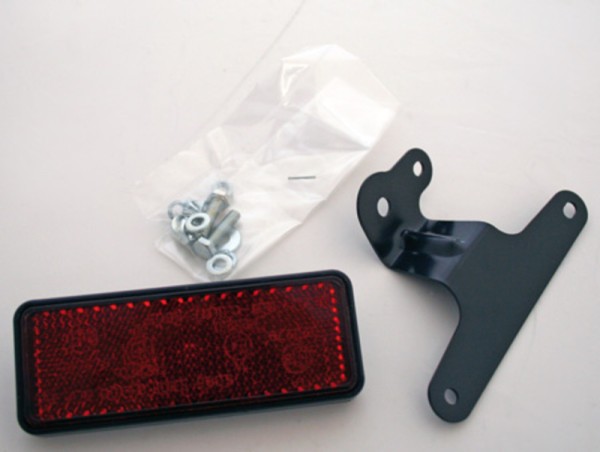 Catadioptre HIGHSIDER smart rouge Avec support universel, 91,5 x 36 mm (1pc)