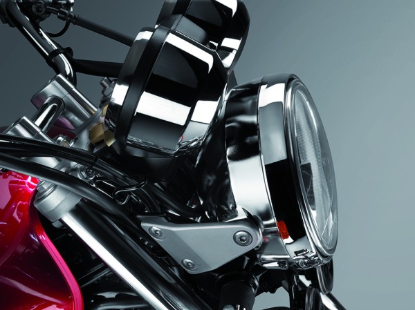 Boîtier de lampe d'origine Honda CB110, chromé