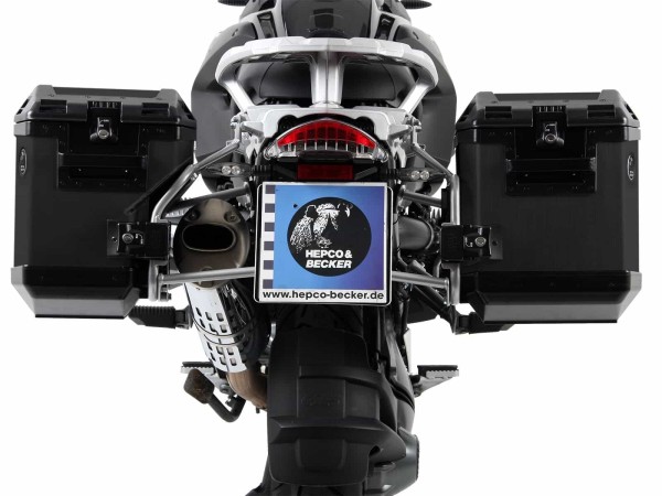 Kit de support de valises Cutout support incl. kit de valises Xplorer Cutout noir pour BMW R 1200 GS /Adventure (-13)