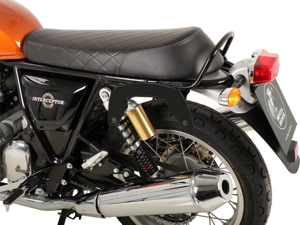 Supports latéraux noirs C-Bow pour Royal Enfield Interceptor (2018-)