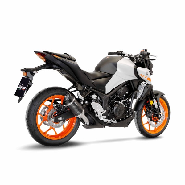 Système d'échappement LeoVince LV Pro pour Yamaha MT-03 /YZF-R3, carbone, slip on, Euro4, E-approbation