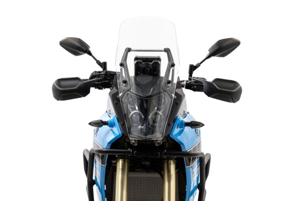 Pare-brise Rally clair avec protection des phares pour Yamaha Ténéré 700 (19-24)