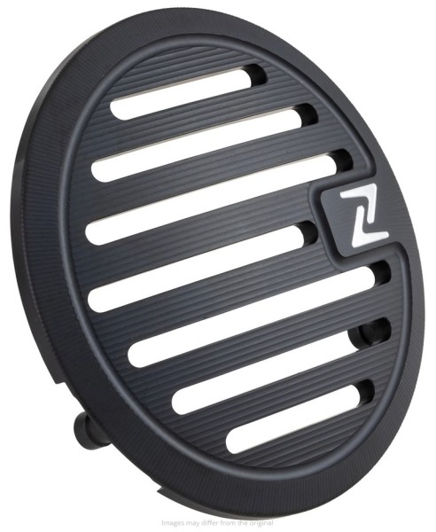 Cache couvercle vario LEADER "Vintage" pour Vespa, noir mat