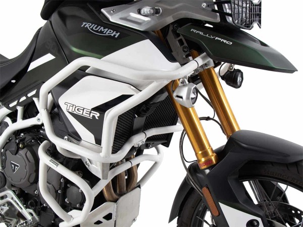 Protector de depósito "Solid" blanco para Triumph Tiger 900 Rally / GT / PRO (20-) Hepco & Becker