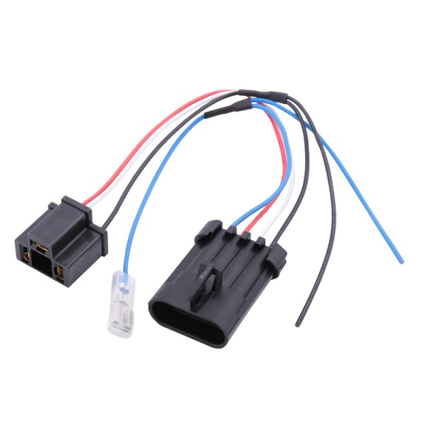 HIGHSIDER smart type A câble adaptateur 3 broches, H4 vers H13, Pour Harley Davidson