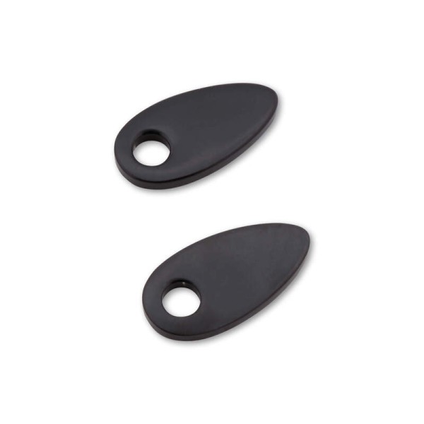 HIGHSIDER smart Plaques de montage Indy Spacer Aluminium noir